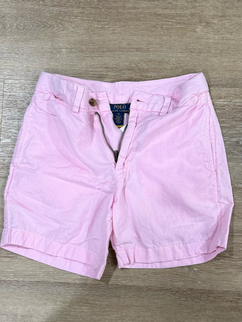 Boys size 12 Polo by Ralph Lauren linen Bermuda Shorts